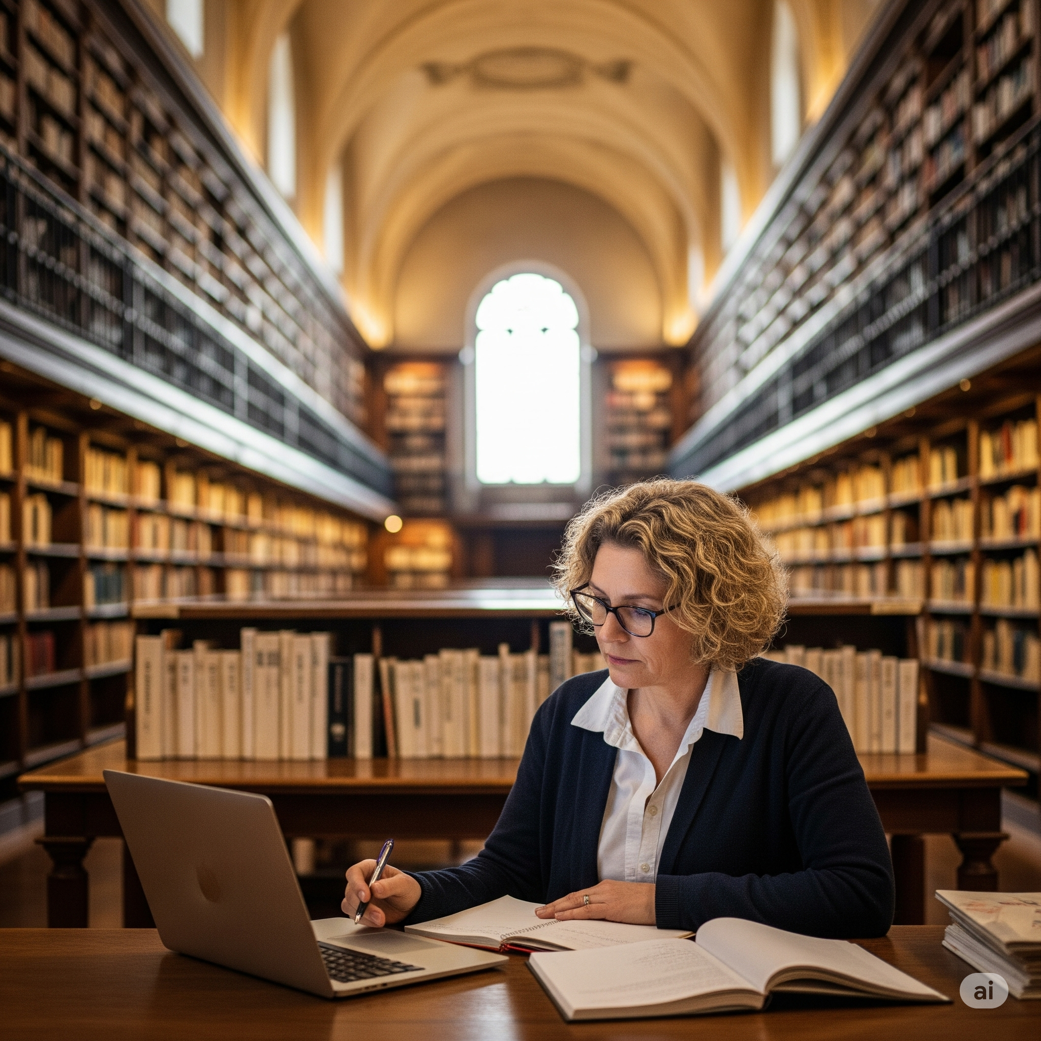 Person managing a digital calendar