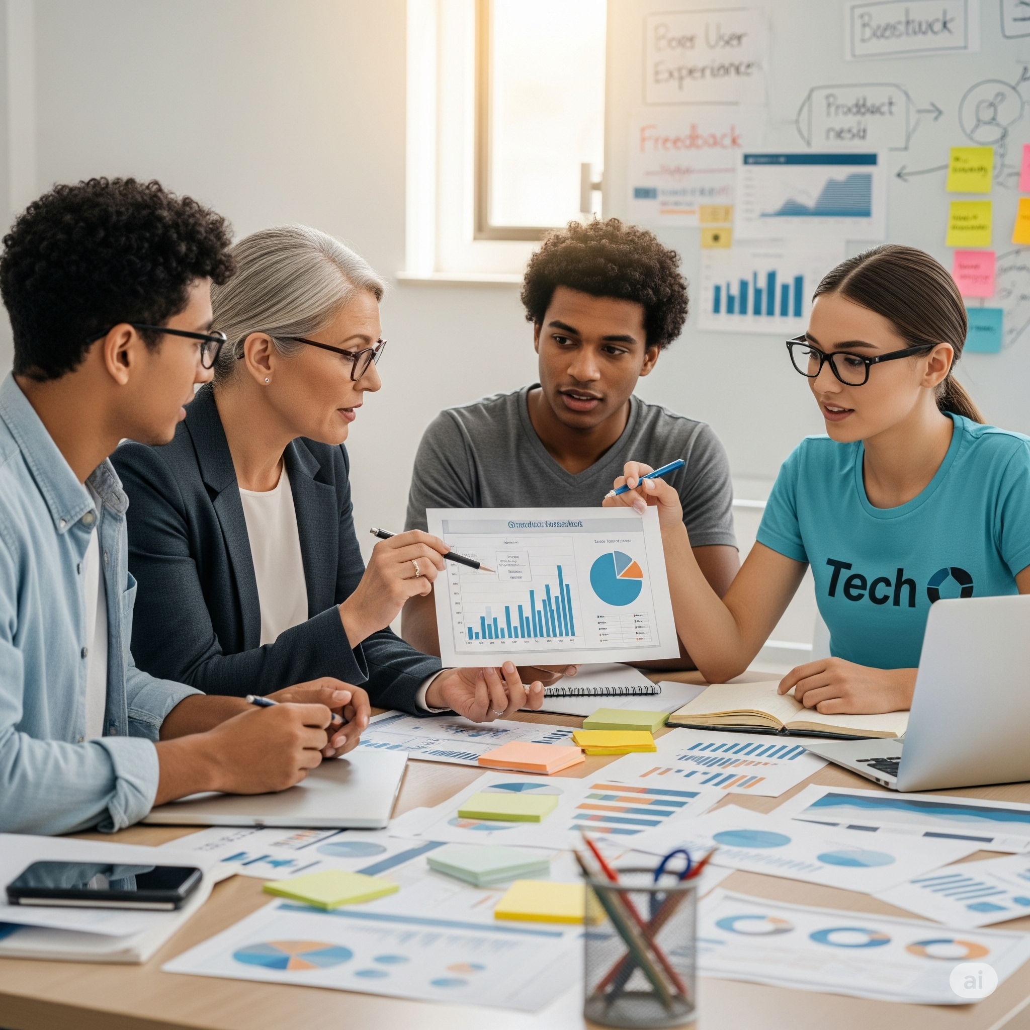 Organized email inbox on a laptop